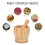2pcs Kitchen Tools Garlic And Pestle Bowl Kitchen Supplies 8
