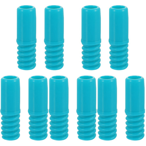 10Pcs Reusable Plastic Threaded Handle Tips for Telescopic Poles 2