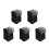 5Pcs Easy Install Black Printer Covers Heat Dust Insulation Sleeves 8