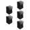 5Pcs Easy Install Black Printer Covers Heat Dust Insulation Sleeves 10