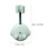 2Pcs Nail- Flexible Adjustable Shower Head Holder for Home 10