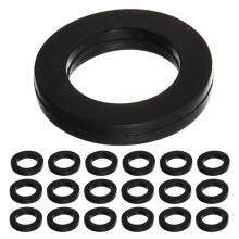 200Pcs Black Rubber Sealing Gaskets for Can Shower Drain Sink