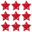 48Pcs Xmas Party Red Felt Cutlery Holders Star Pattern 2