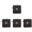 4Sets DIY Clock Making Kit Black Battery Operated Quiet Movement 3