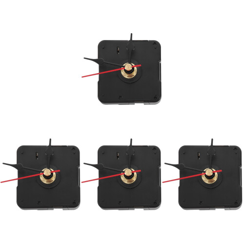 4Sets DIY Clock Making Kit Black Battery Operated Quiet Movement 2