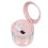 4Sets Pink Plastic Denture Case Portable Retainer Box for Home Travel 7