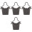 4Pcs Coffee Rain Chains for Downspouts Butterfly Shape Durable Alloy 4