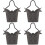 4Pcs Coffee Rain Chains for Downspouts Butterfly Shape Durable Alloy 6