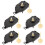 5Sets Plastic Iron Clock Mechanism Kit with Pendulum for DIY 7