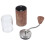 4Pcs Hand Coffee Grinder Portable Manual Mill Light Brown 2