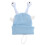 3Pcs Sky-Blue Silk Cartoon Covers for Ski Snowboard Use 3