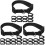 30Pcs Black Adjustable Livestock Collars Durable for Sheep Goat Cattle 5