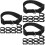 30Pcs Black Adjustable Livestock Collars Durable for Sheep Goat Cattle 9