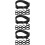 30Pcs Black Adjustable Livestock Collars Durable for Sheep Goat Cattle 11