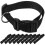 30Pcs Black Adjustable Livestock Collars Durable for Sheep Goat Cattle 1