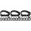 30Pcs Black Adjustable Livestock Collars Durable for Sheep Goat Cattle 7