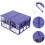 8Pcs Blue Plastic Repair Parts Box Stackable Household Container 7