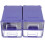 8Pcs Blue Plastic Repair Parts Box Stackable Household Container 1