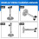 Projector Ceiling Mount,Projector Hanger Compatible for DR.J VANKYO QKK Projector/CCTV/Webcam/Carmera Load 11 Lbs 6