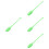 4Pcs Resin Artistic Gymnastics Sticks Supply for Dance 7