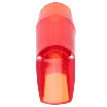 4Pcs High-Grade Plastic Red Alto Saxophone Mouthpieces for Musicians