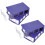 8Pcs Blue Plastic Repair Parts Box Stackable Household Container 8