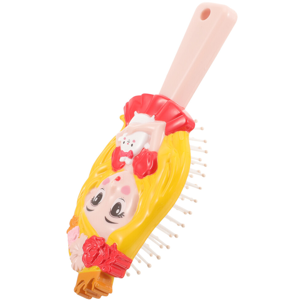 Totority 3Pcs Detangling Hair Comb Plastic Paddle Brush Gentle On Scalp Multi