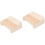 2Pcs Home Use Step Stool Khaki Foot Resting Chair for Adults 5