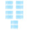 100Pcs Ergonomic Sky-Blue Scratch Pens Plastic Drawing Tools for Kids 4