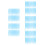 100Pcs Ergonomic Sky-Blue Scratch Pens Plastic Drawing Tools for Kids 8