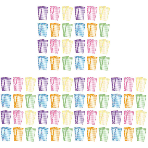 180Pcs Smooth Paper Budget Binder Inserts with 6 Holes for Office Use 2