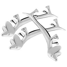 6Pcs Silver Zinc Alloy Chopstick Rests Home Tableware Holders