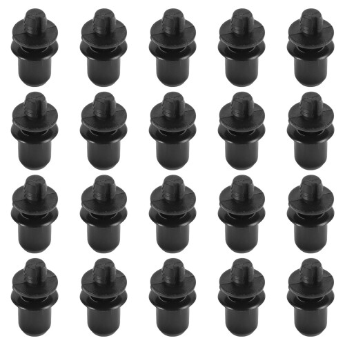 60Sets Plastic Speaker Mesh Clips Black Audio Grill Mounting Retainers