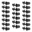 60Sets Plastic Speaker Mesh Clips Black Audio Grill Mounting Retainers 2