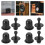60Sets Plastic Speaker Mesh Clips Black Audio Grill Mounting Retainers 10