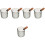 5Pcs Small Glass Coffee Pitchers with Wood Handle for Home 6
