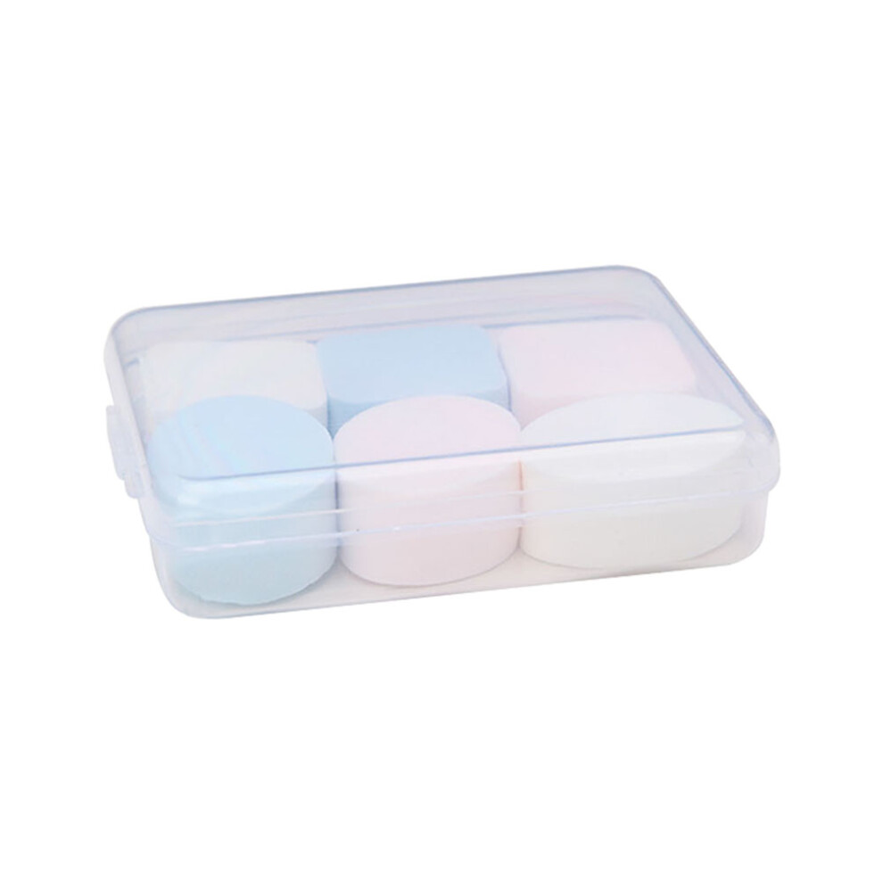 Villcase 12Pcs Loose Powder Puff Sponge Assorted Colors