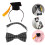 2Sets Pet Graduation Bow Tie and Hat Set for Small Dogs Cats Assorted 10