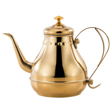 4Pcs Handheld Stainless Steel Tea Kettle Golden Accessories
