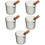 5Pcs Small Glass Coffee Pitchers with Wood Handle for Home 9