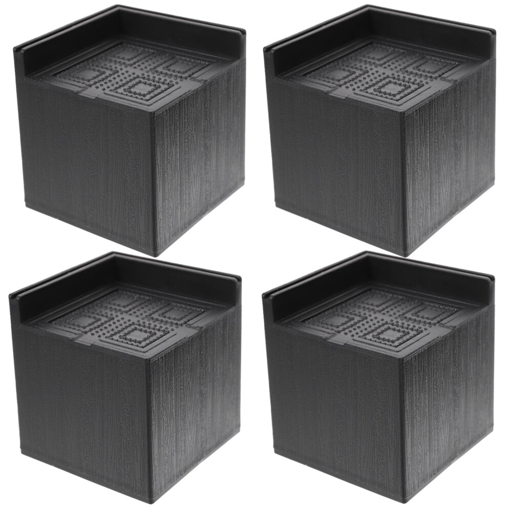 12Pcs Home Use Rubber Bed Lifts Square Furniture Foot Risers 353813251283