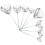 40Pcs Silver Heart Cake Inserts Lightweight Wedding Decor 3