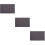3Pcs Stretch Bench Covers Dark Grey Fabric Protective for Piano Stool 9