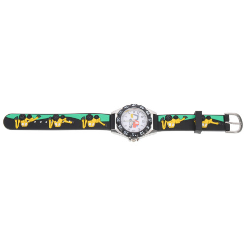 5Pcs Durable Black Children Watch Adjustable for Kids 1