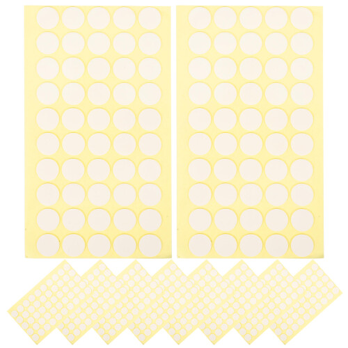 2500Pcs Yellow Clear Double-Sided Acrylic Adhesive Dots for Craft Use
