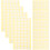 2500Pcs Yellow Clear Double-Sided Acrylic Adhesive Dots for Craft Use 2