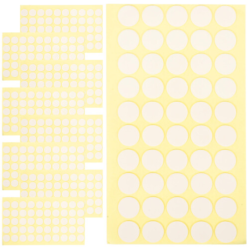 2500Pcs Yellow Clear Double-Sided Acrylic Adhesive Dots for Craft Use 2