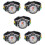 5Pcs Durable Black Children Watch Adjustable for Kids 9