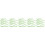 50Pcs Green Silicone Face Mask Mixing Spatulas Makeup Tools 11