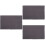 3Pcs Stretch Bench Covers Dark Grey Fabric Protective for Piano Stool 7